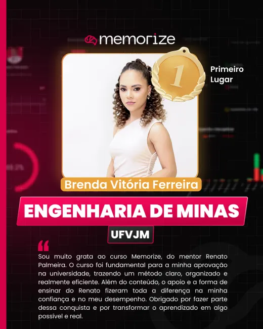 Depoimento de aluno Memorize