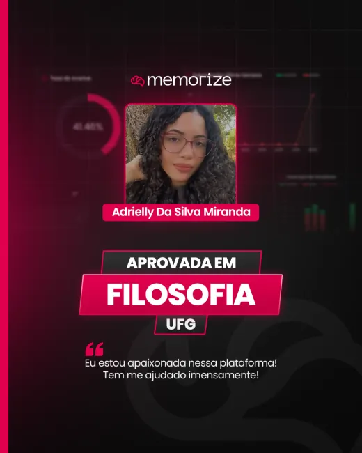 Depoimento de aluno aprovado do Memorize