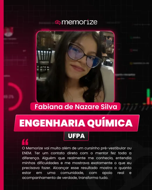 Depoimento de aluno aprovado do Memorize