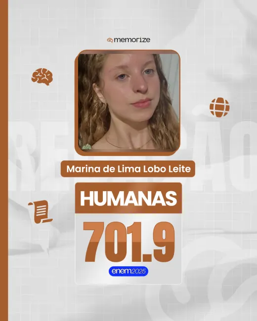 Nota de aluno aprovado no ENEM 2025