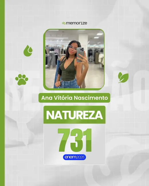 Nota de aluno aprovado no ENEM 2025