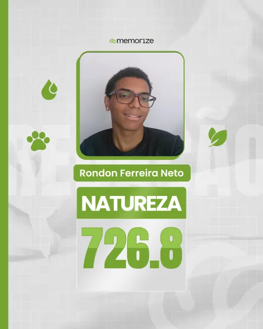 Nota de aluno aprovado no ENEM 2025